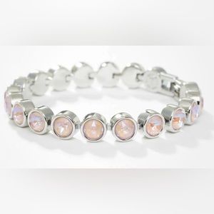 Touchstone Crystal by Swarovski DUSTY PINK DELITE ice bracelet BNIB
